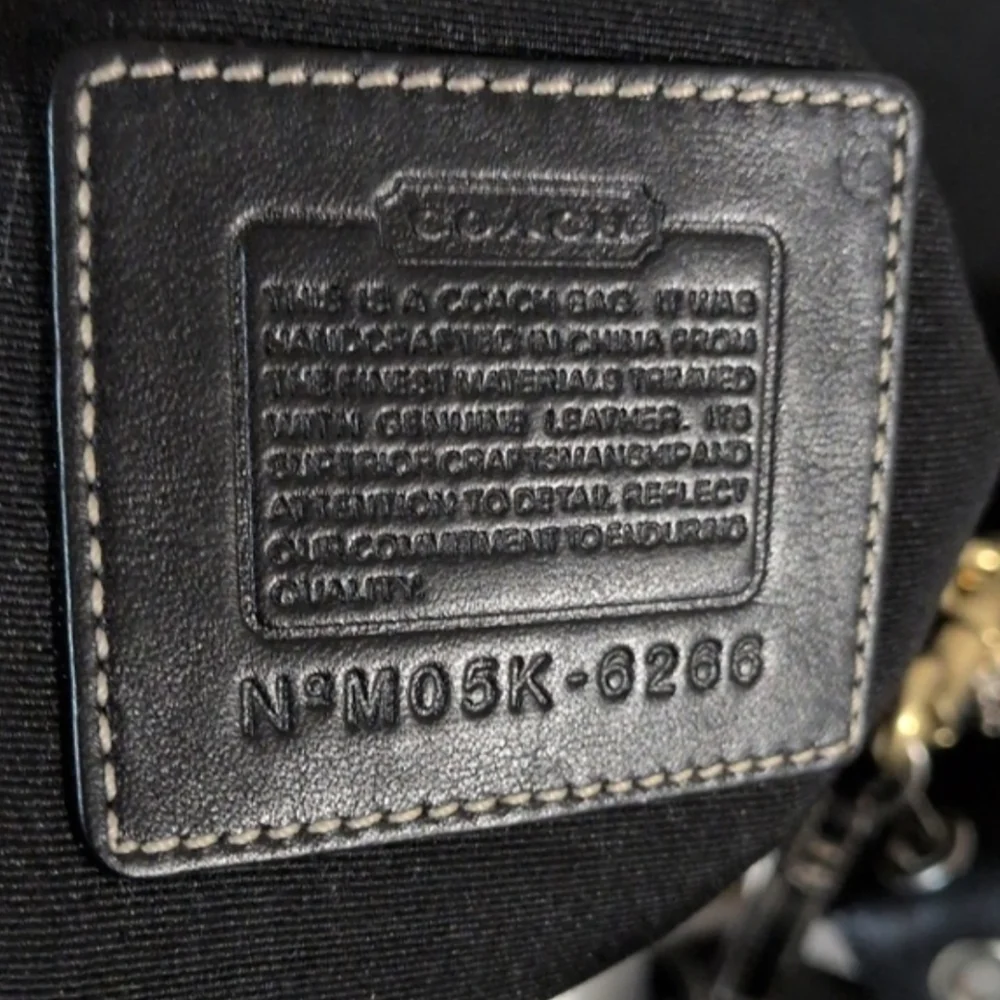 Y2K Coach Hobo In Black Signature Jacquard and Wallet SET Rare Vintage Coach Bag - Picture 3 of 13